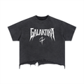 GALAKTIKA Vintage Boxy Distressed Hem V2