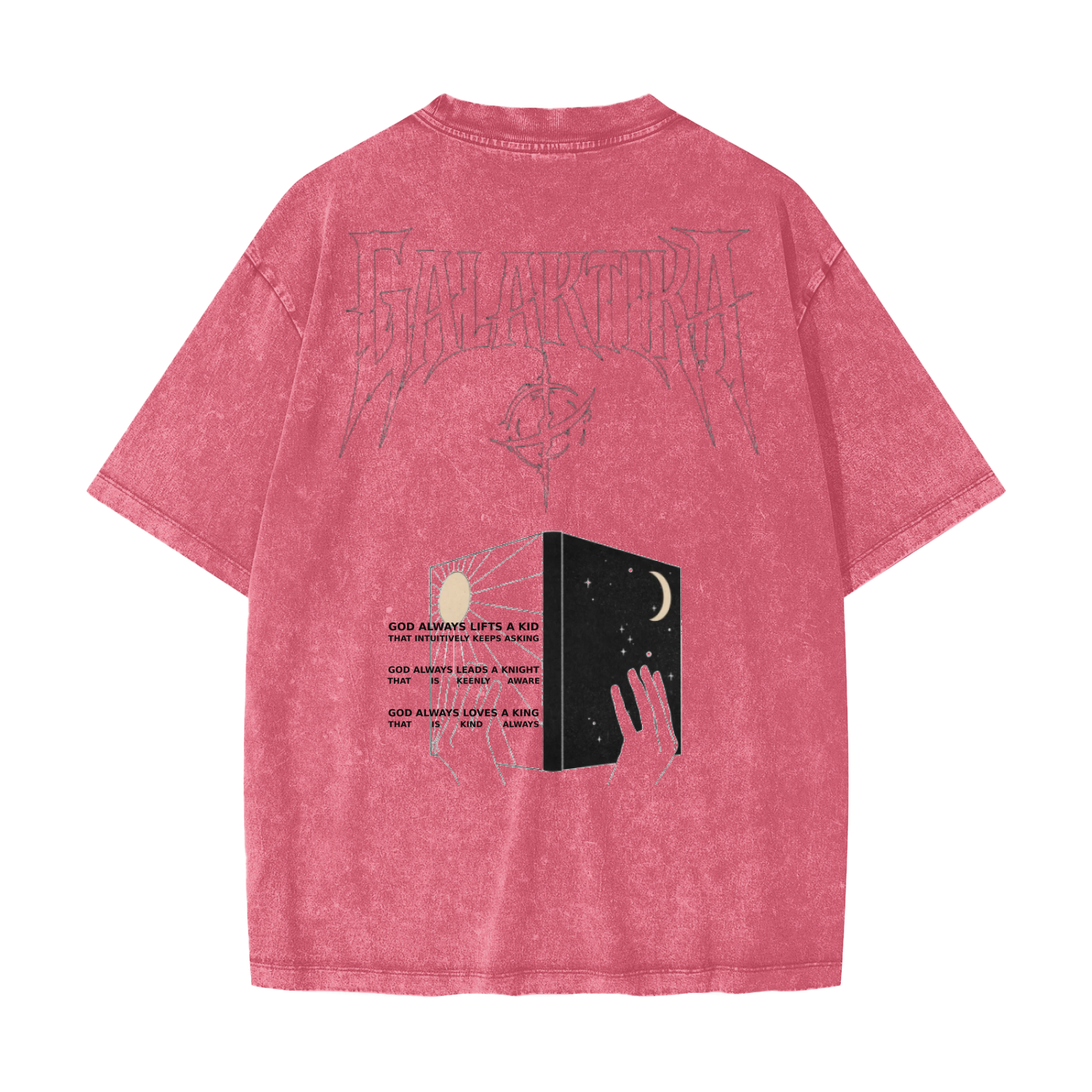 GALAKTIKA Heavyweight Snow Washed T