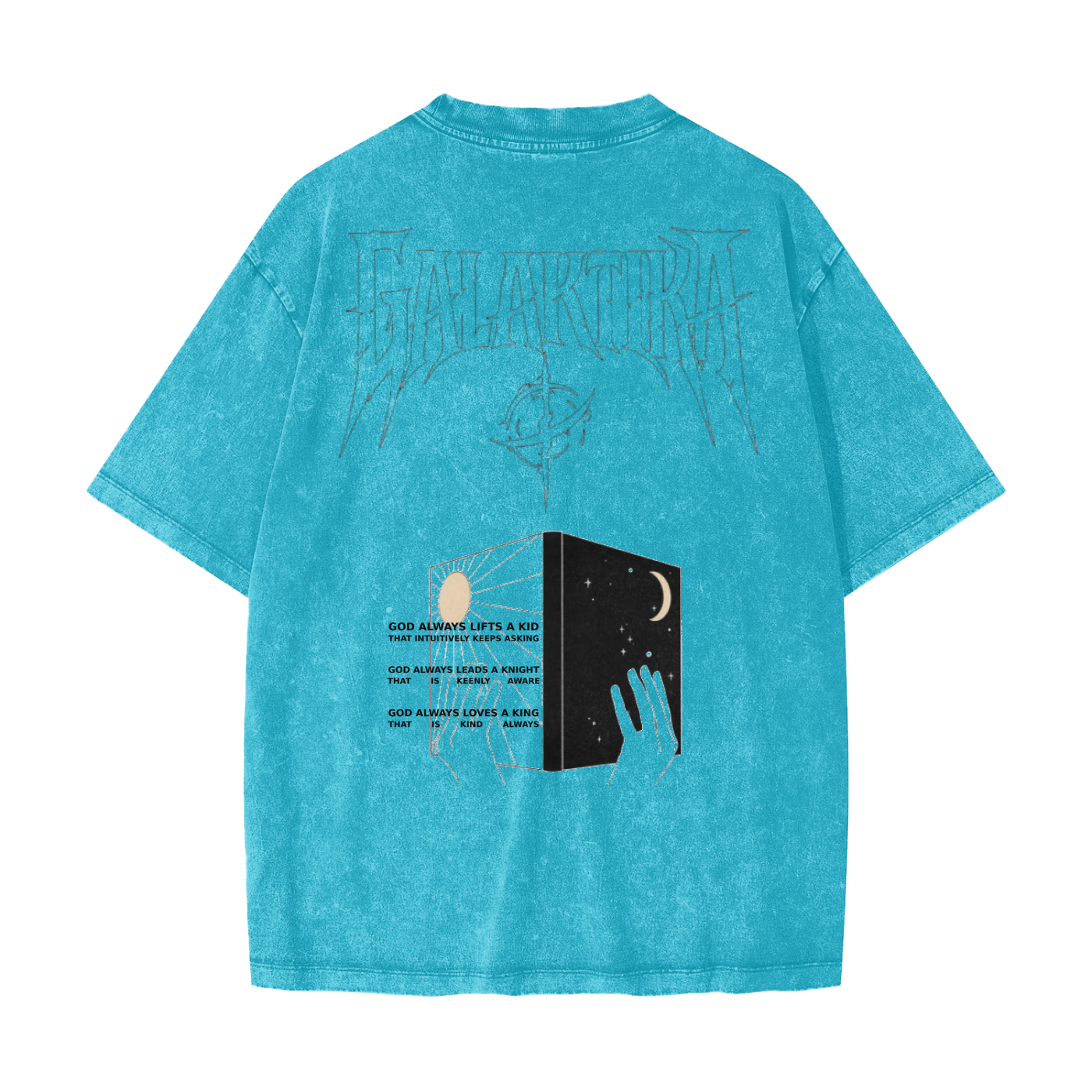 GALAKTIKA Heavyweight Snow Washed T