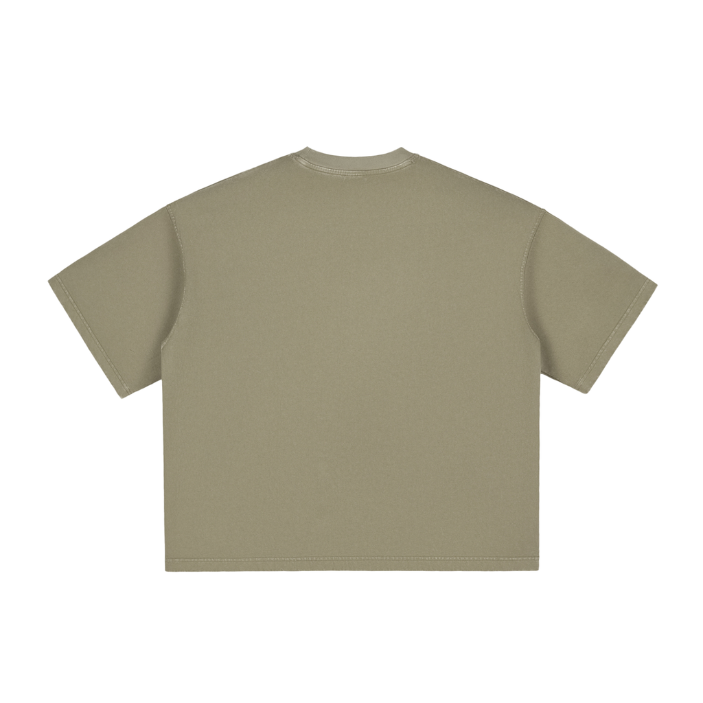 Two Tone GALAKTIKA Vintage Washed Boxy T