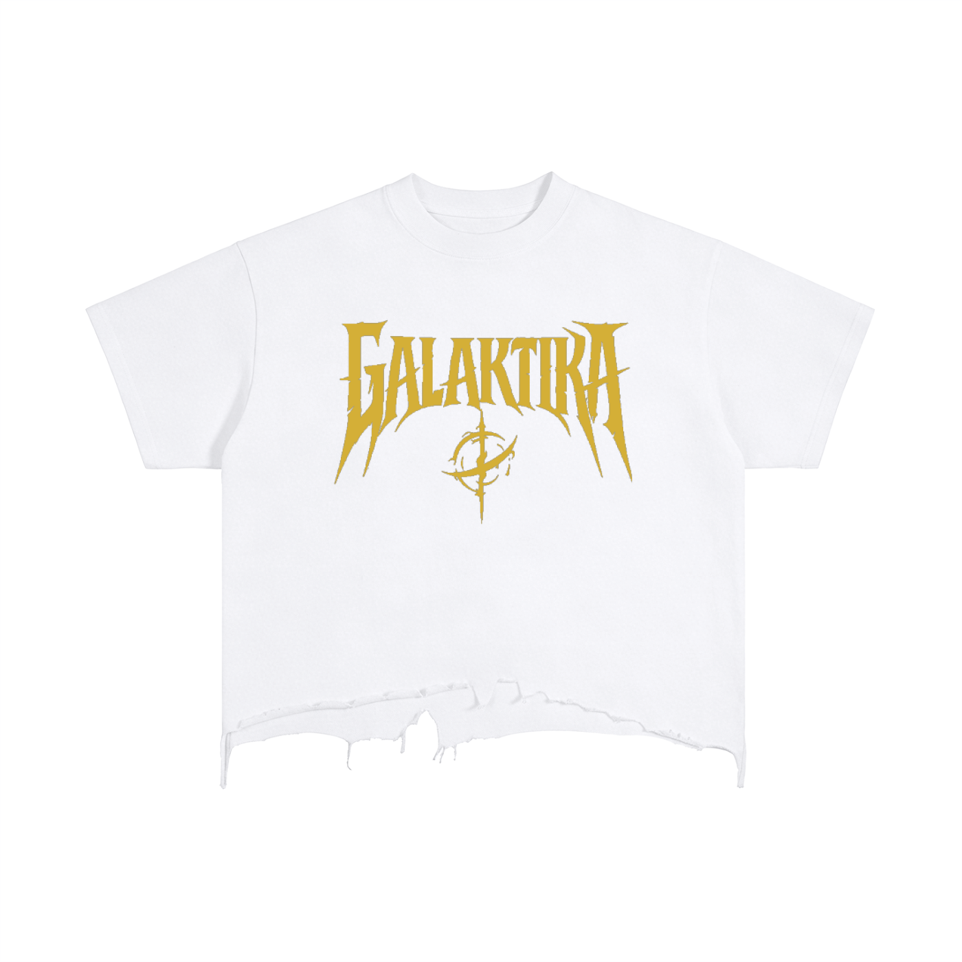 GALAKTIKA Vintage  Boxy Distressed Hem V3