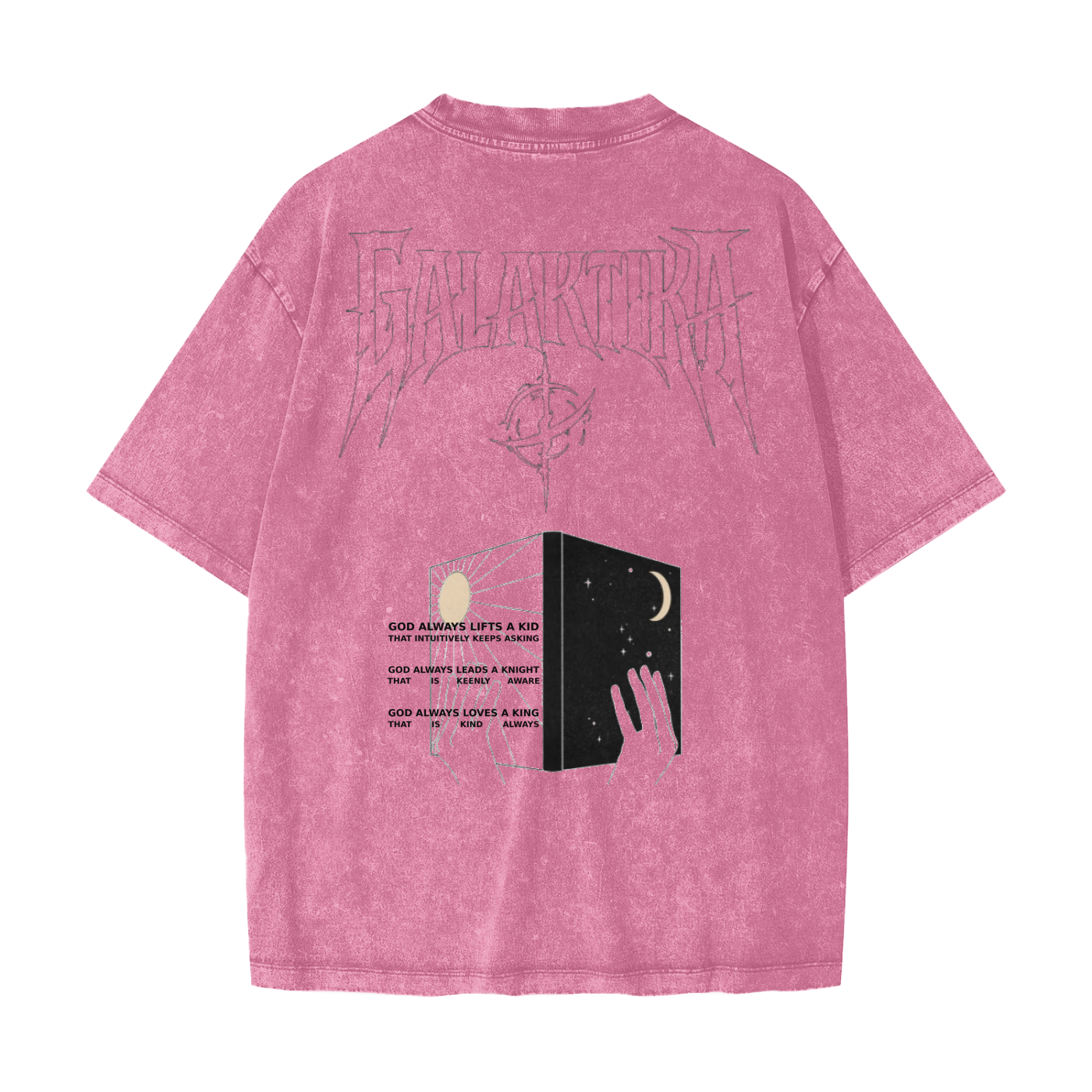 GALAKTIKA Heavyweight Snow Washed T