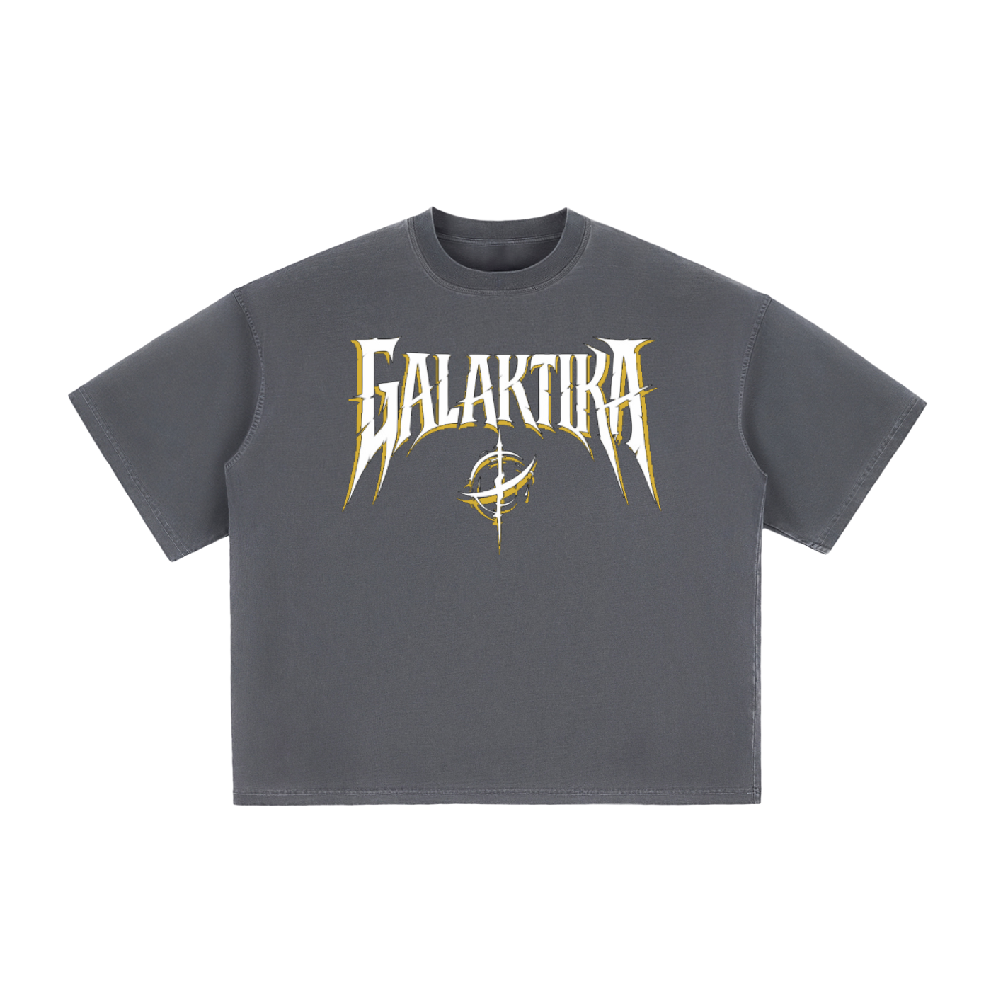 Two Tone GALAKTIKA Vintage Washed Boxy T