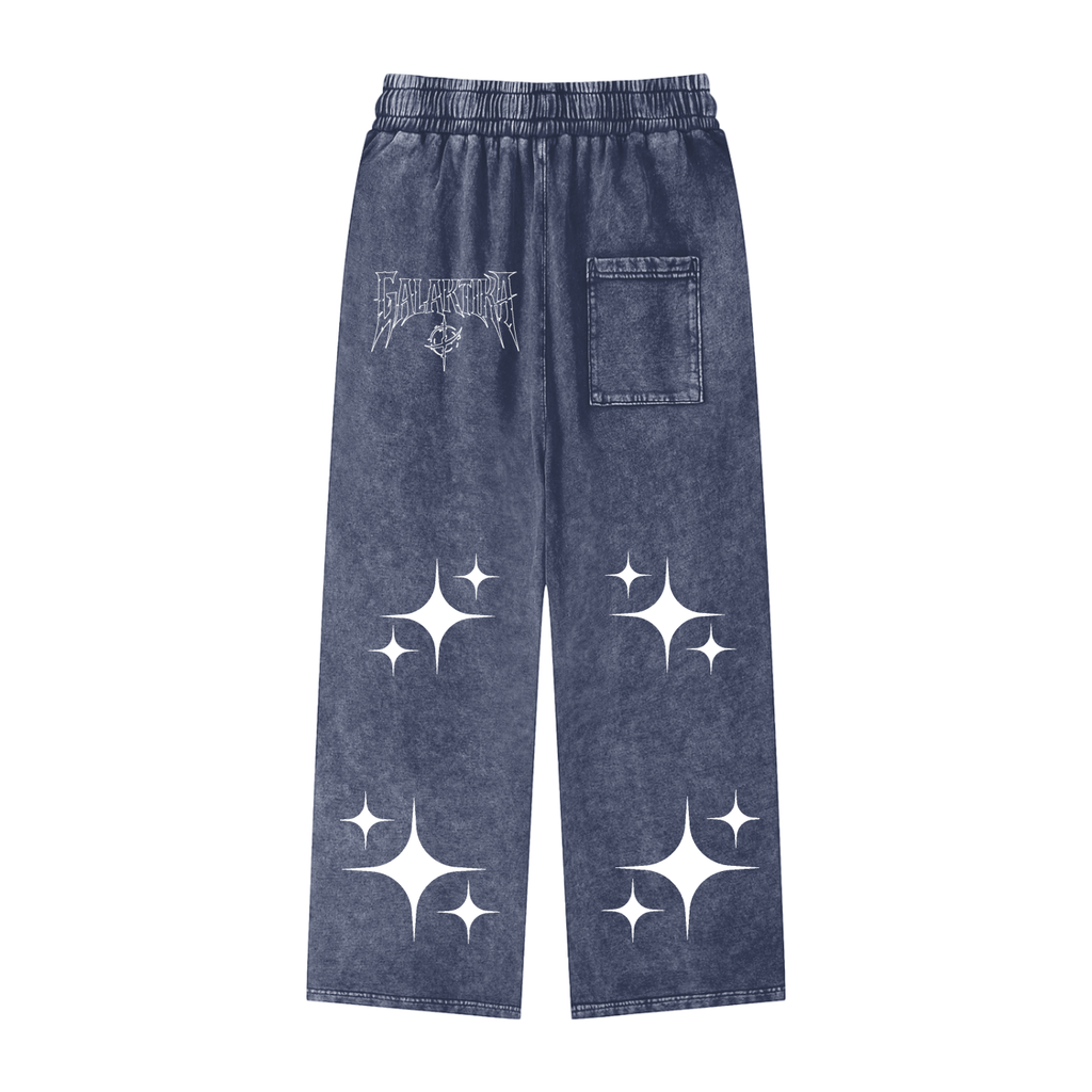 GALAKTIKA Snow Washed Straight Leg Pants