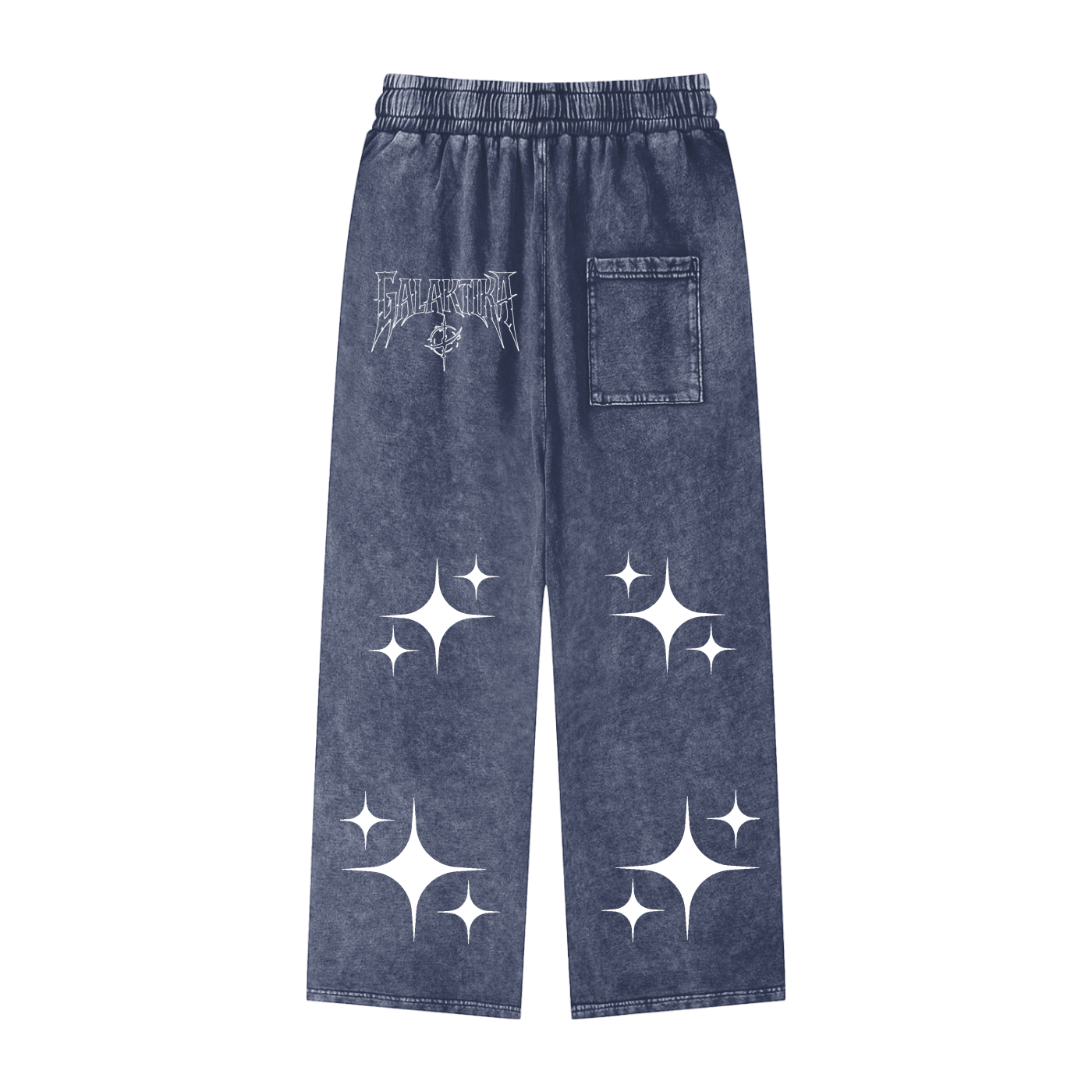 GALAKTIKA Snow Washed Straight Leg Pants