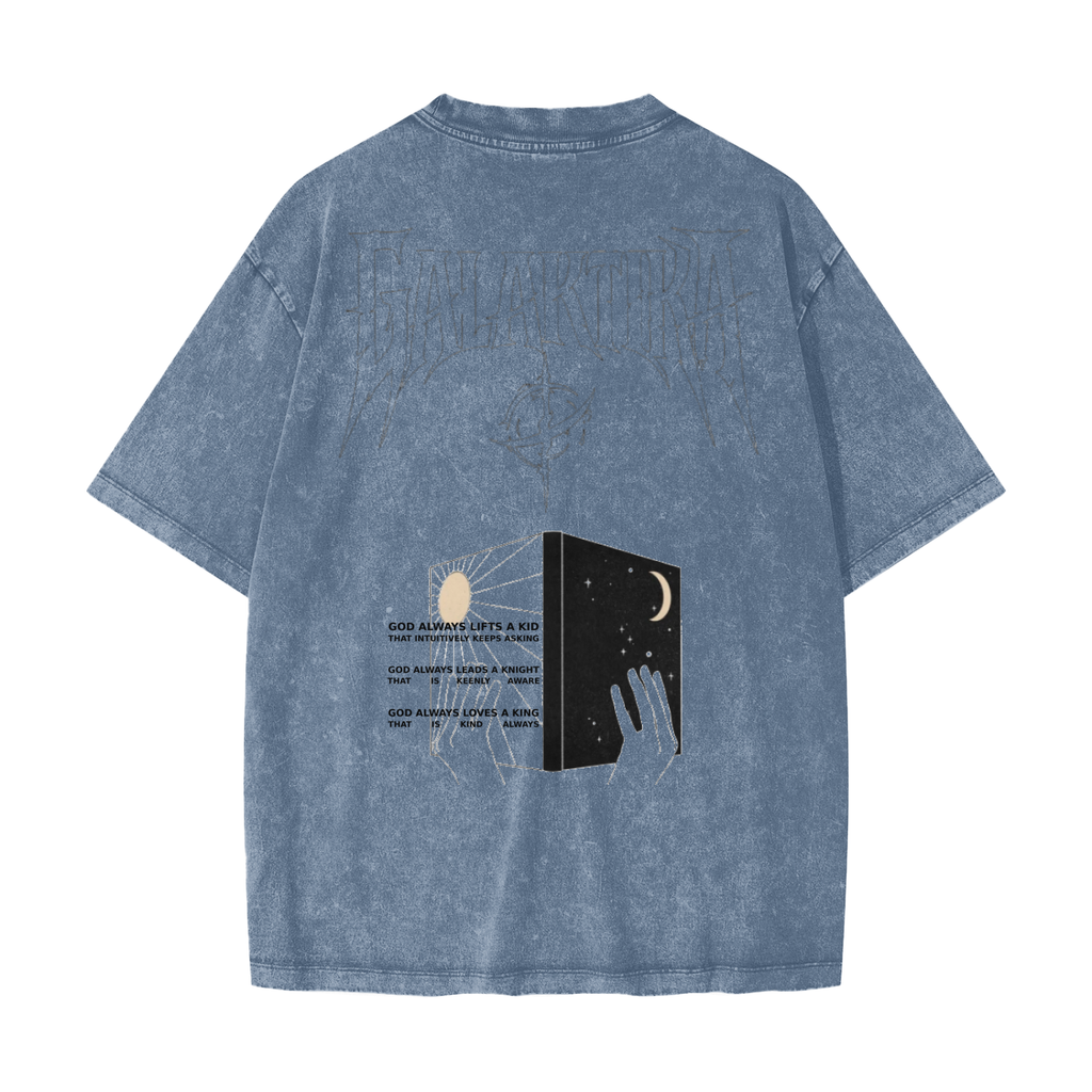 GALAKTIKA Heavyweight Snow Washed T