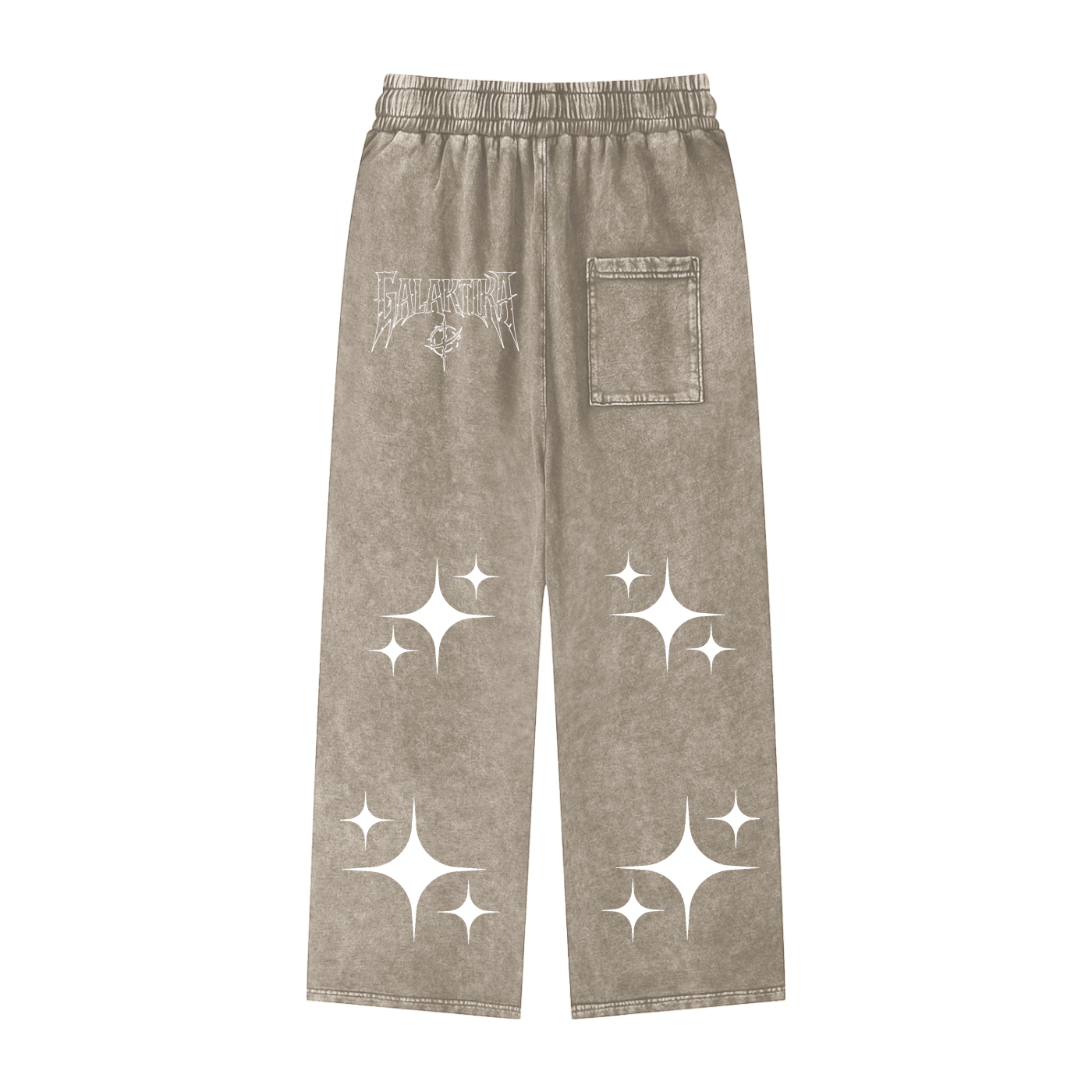 GALAKTIKA Snow Washed Straight Leg Pants