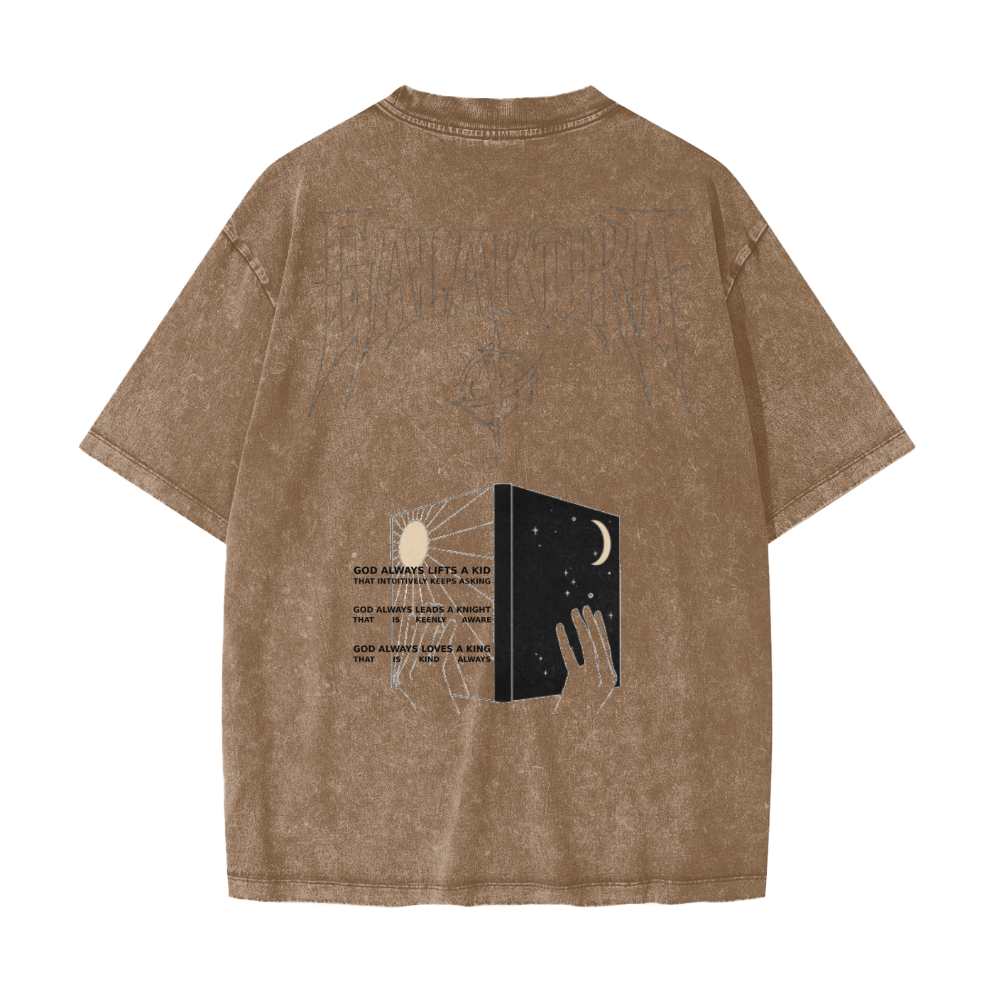 GALAKTIKA Heavyweight Snow Washed T