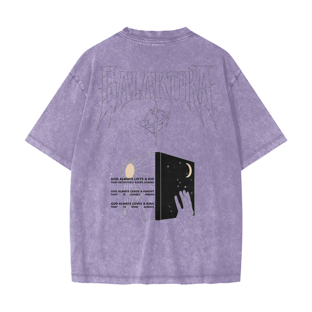 GALAKTIKA Heavyweight Snow Washed T