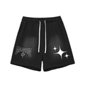 GALAKTIKA Sun Fade Raw Edge Cotton Shorts