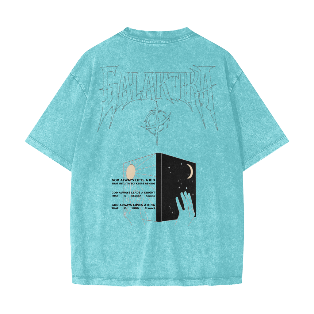 GALAKTIKA Heavyweight Snow Washed T