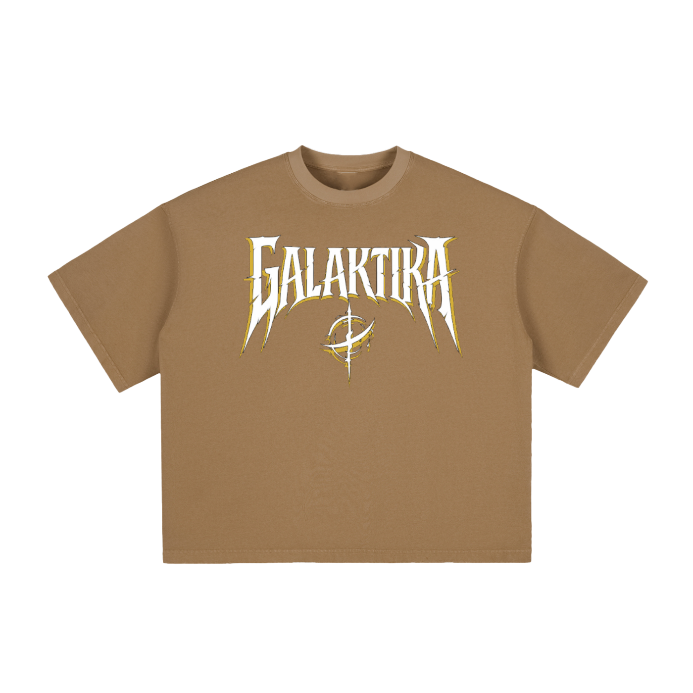 Two Tone GALAKTIKA Vintage Washed Boxy T