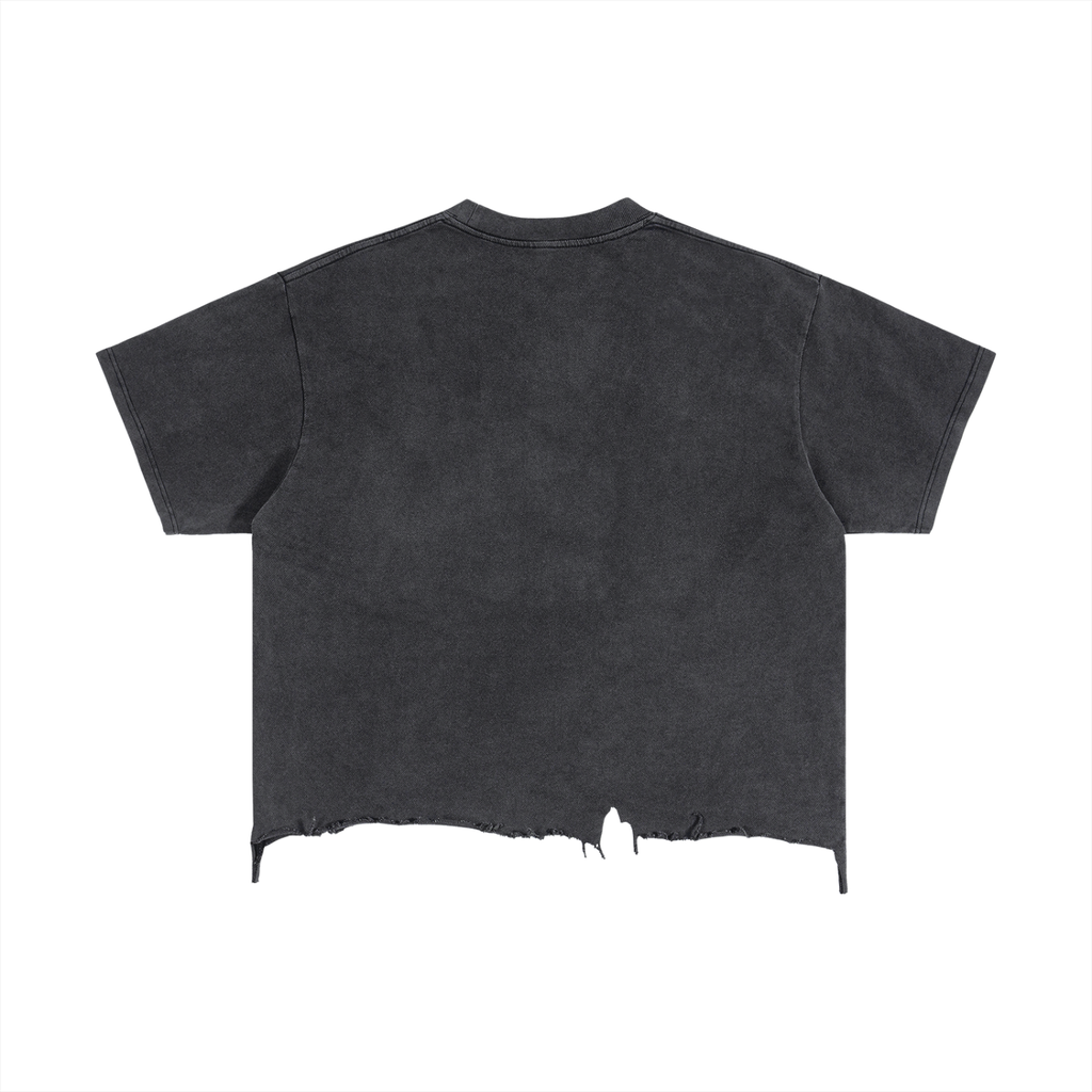 GALAKTIKA Vintage  Boxy Distressed Hem V3