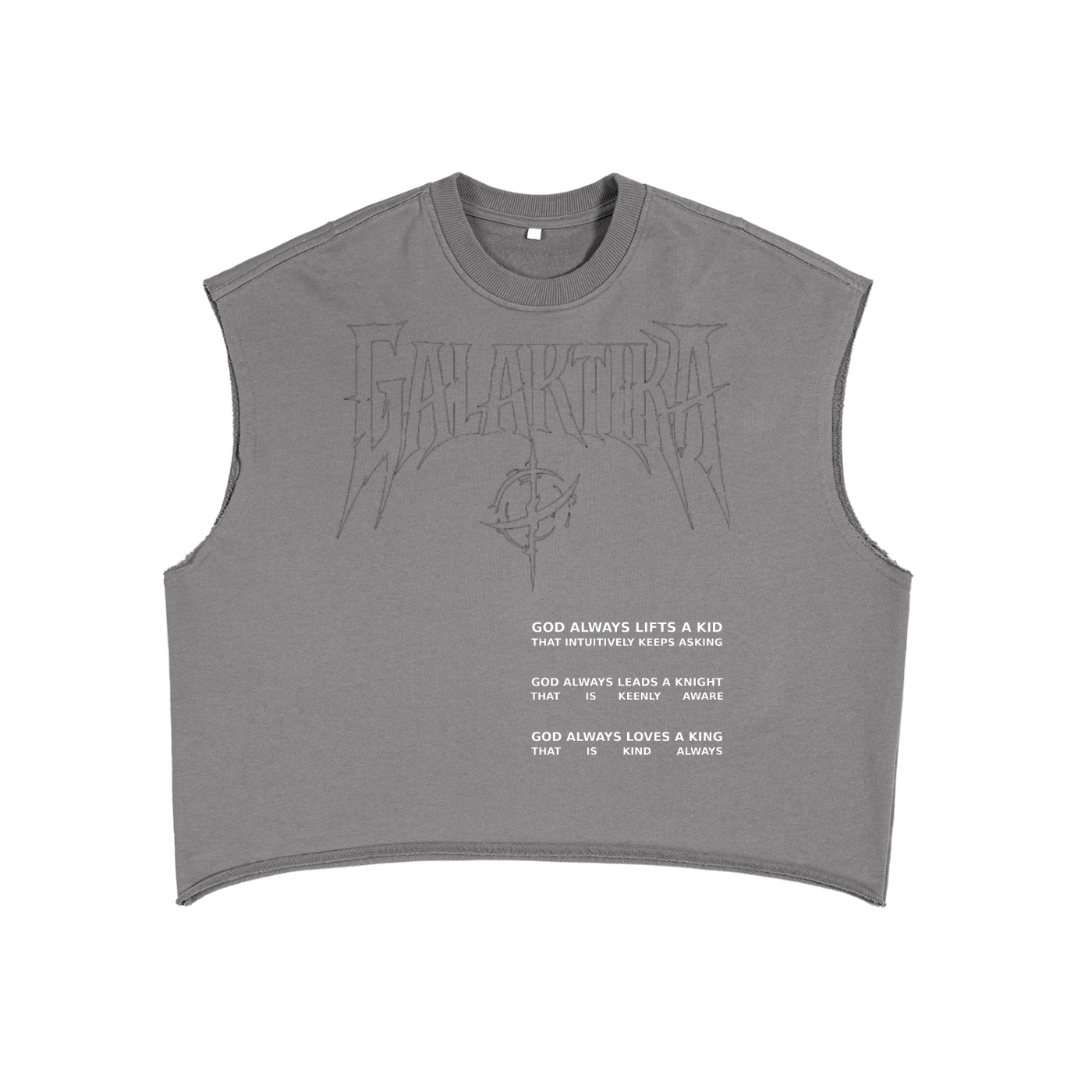 GALAKTIKA Boxy French Terry Tank