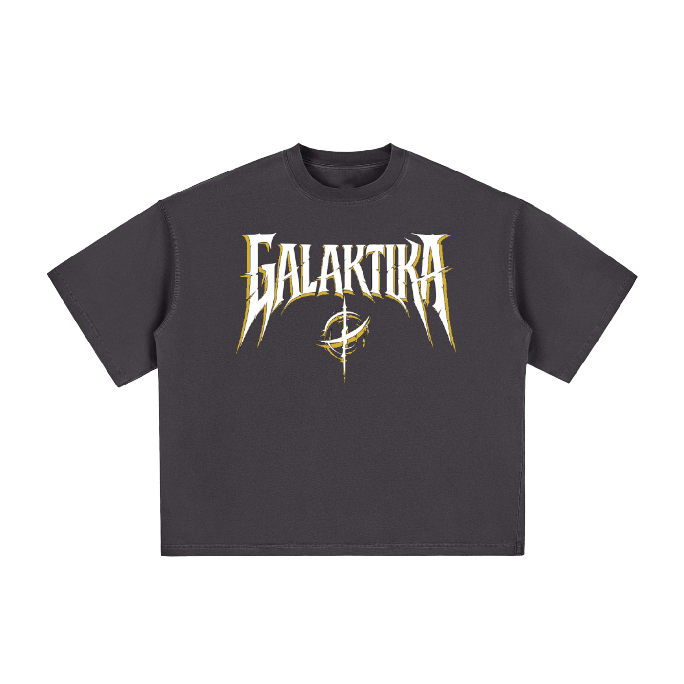 Two Tone GALAKTIKA Vintage Washed Boxy T