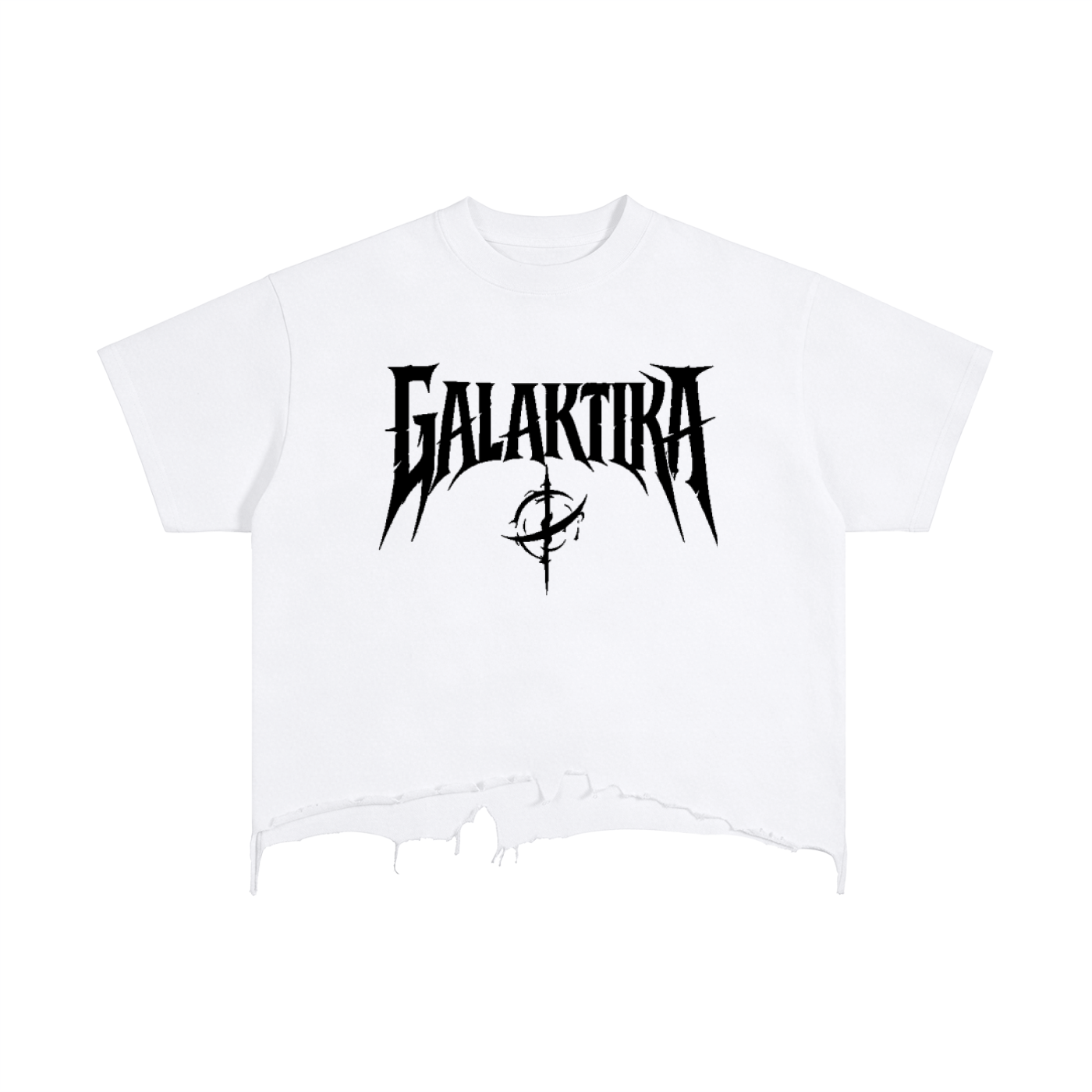GALAKTIKA Vintage Boxy Distressed Hem V3