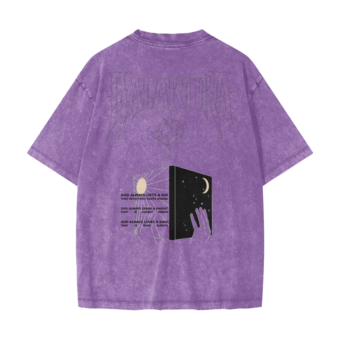 GALAKTIKA Heavyweight Snow Washed T