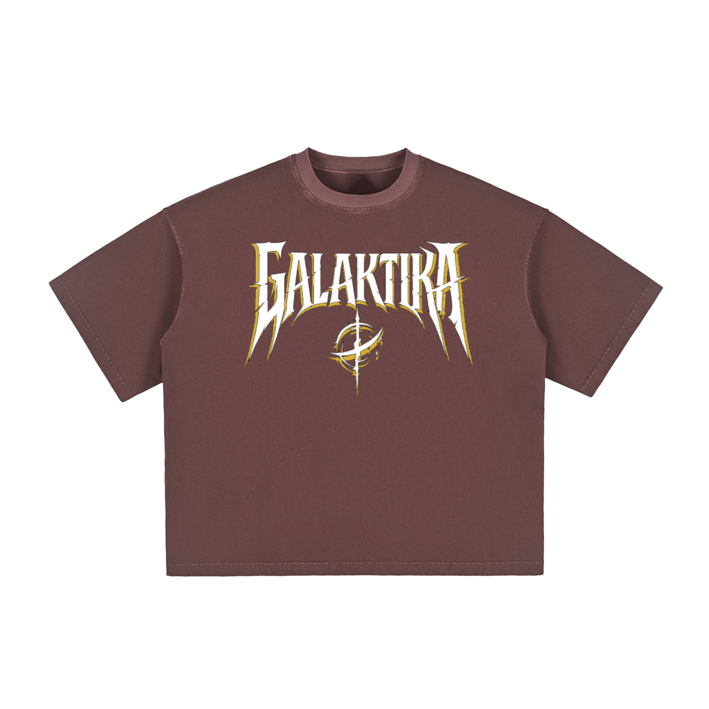 Two Tone GALAKTIKA Vintage Washed Boxy T