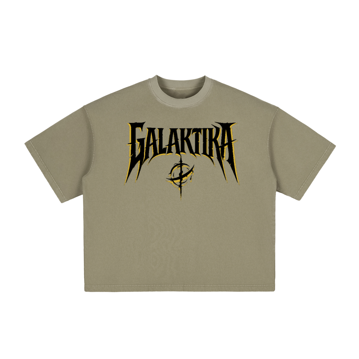 Alternate Two Tone GALAKTIKA Vintage Washed Boxy T