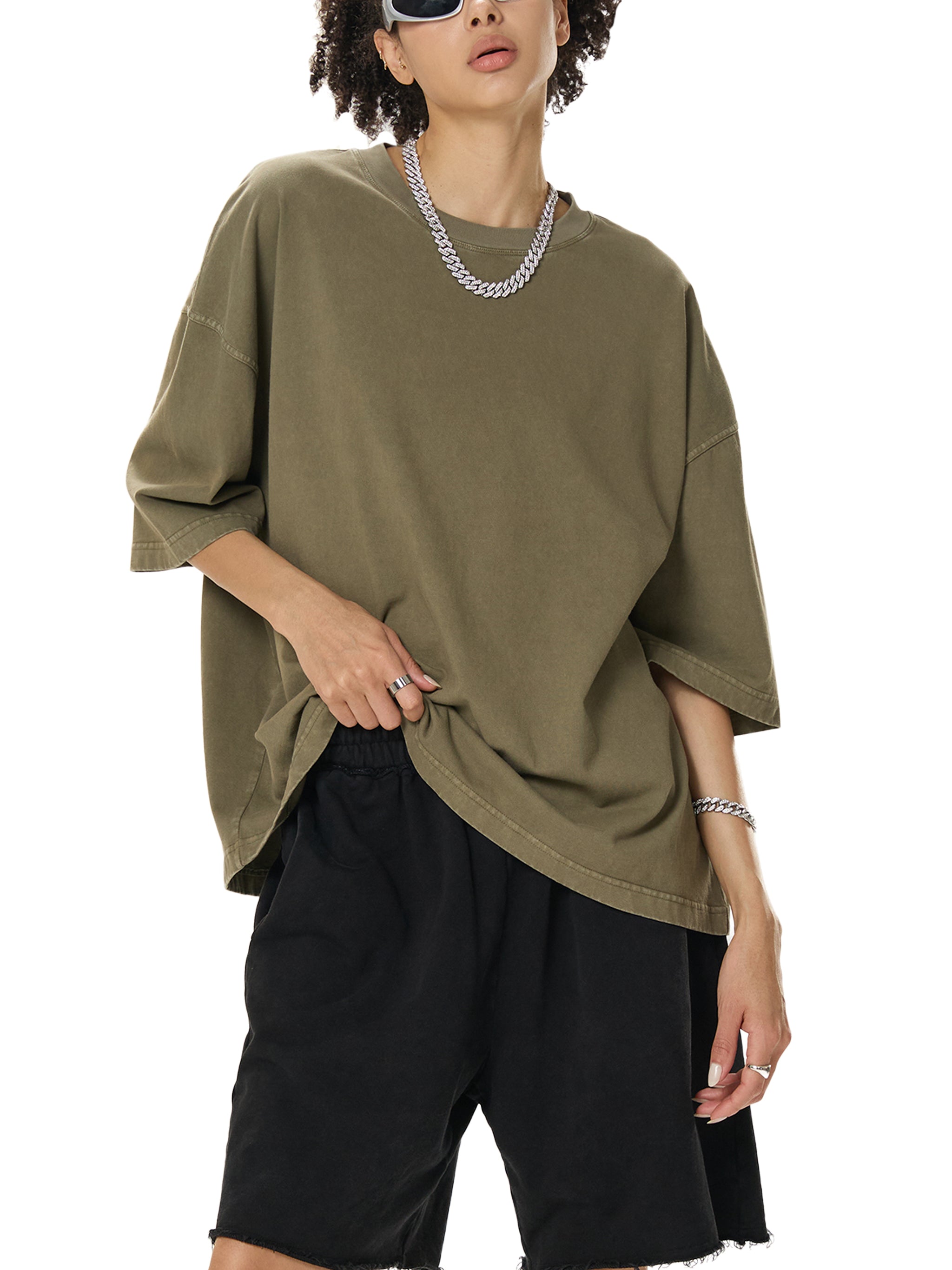 Alternate Two Tone GALAKTIKA Vintage Washed Boxy T