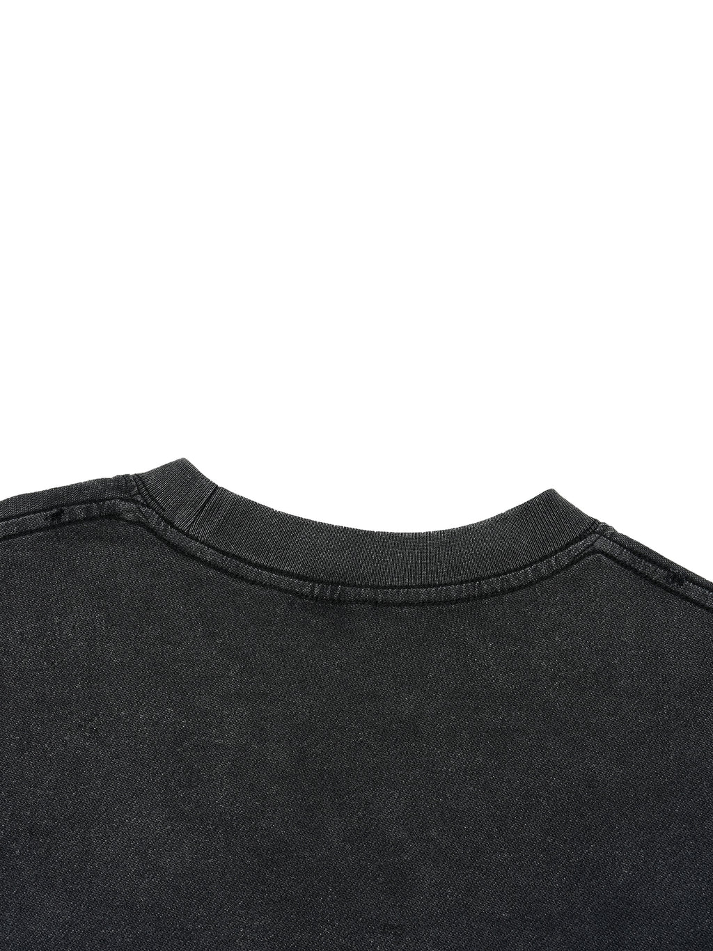 GALAKTIKA Vintage Wash Boxy Distressed Hem T-Shirt